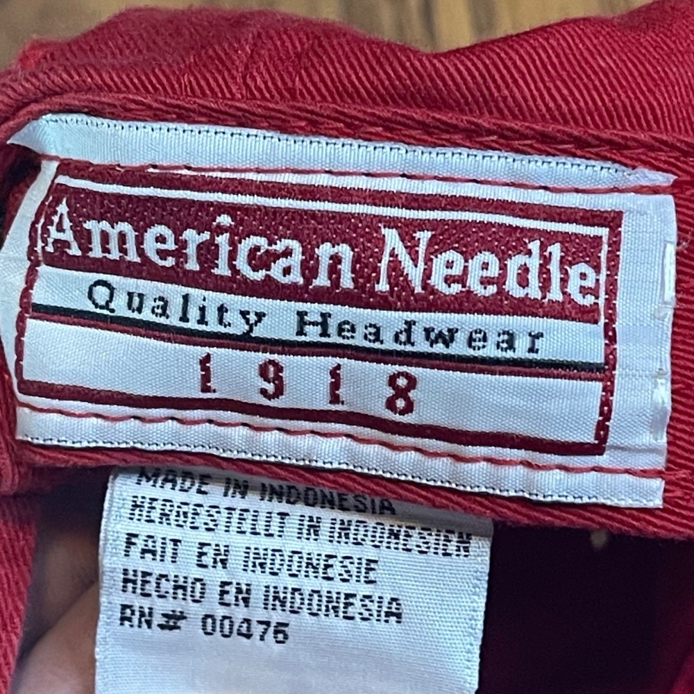 American Needle Indiana Hoosiers Hat Mens OSFA Red Cotton Adjustable Baseball - Picture 3 of 5